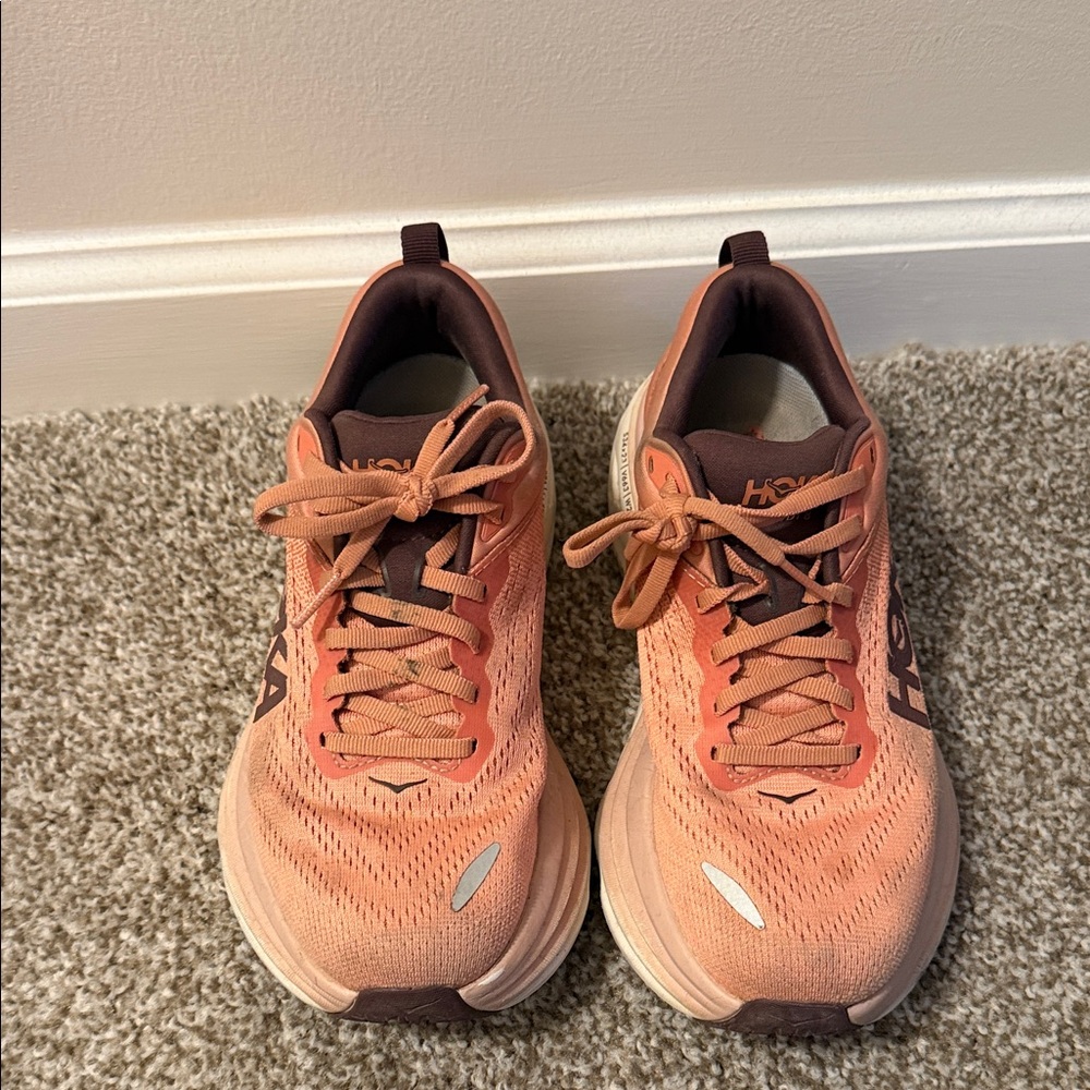 Hoka Women's Coral Athletic Shoes Bondi USED